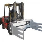 Trak Fork Rotating Bale Clamps With Forklift