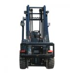 Forklift fork positioner with shift side